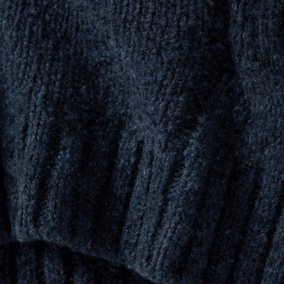 Taylor Stitch Topside Cable Knit Sweater – Navy Donegal (36 / XS) - Picture 5 of 7